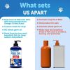 Omega 3 Fish Oil for Dogs Better Than Salmon Oil Skin and Coat Defense Liquid Supplement for Allergy Relief High EPA & DHA for Shedding Mobility Itchi